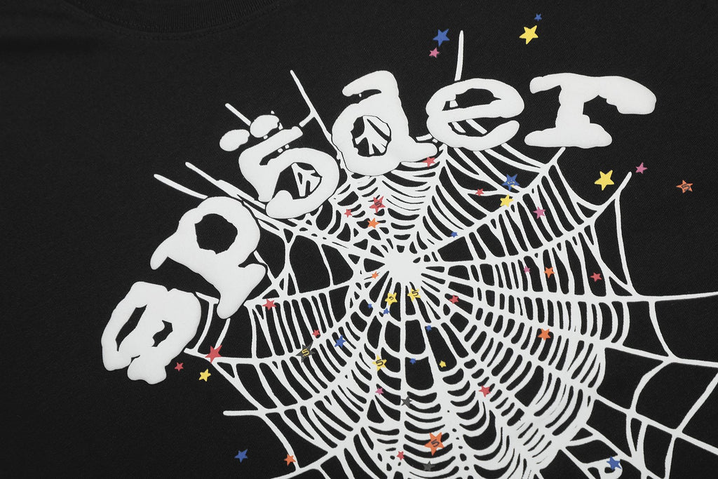Sp5der Spiderweb Graphic Short-Sleeve T-Shirt